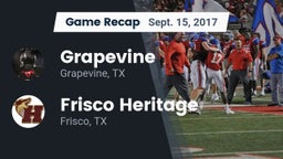 Recap: Grapevine  vs. Frisco Heritage  2017