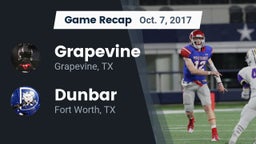 Recap: Grapevine  vs. Dunbar  2017