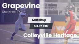 Matchup: Grapevine High vs. Colleyville Heritage  2017