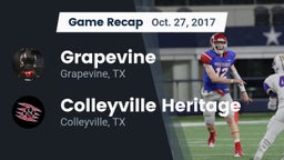 Recap: Grapevine  vs. Colleyville Heritage  2017