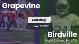 Matchup: Grapevine High vs. Birdville  2017