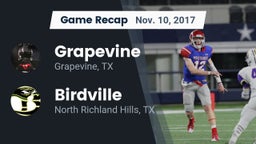 Recap: Grapevine  vs. Birdville  2017