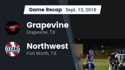 Recap: Grapevine  vs. Northwest  2018