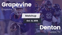 Matchup: Grapevine High vs. Denton  2018