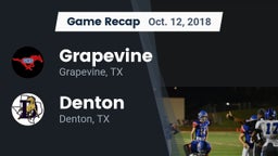 Recap: Grapevine  vs. Denton  2018