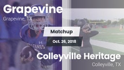 Matchup: Grapevine High vs. Colleyville Heritage  2018