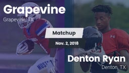 Matchup: Grapevine High vs. Denton Ryan  2018