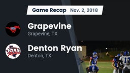 Recap: Grapevine  vs. Denton Ryan  2018