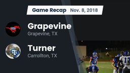 Recap: Grapevine  vs. Turner  2018