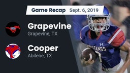 Recap: Grapevine  vs. Cooper  2019