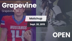 Matchup: Grapevine High vs. OPEN 2019