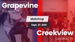 Matchup: Grapevine High vs. Creekview  2019