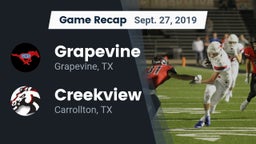 Recap: Grapevine  vs. Creekview  2019