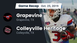 Recap: Grapevine  vs. Colleyville Heritage  2019