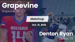 Matchup: Grapevine High vs. Denton Ryan  2019