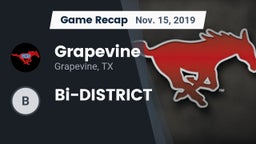 Recap: Grapevine  vs. Bi-DISTRICT 2019