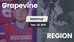 Matchup: Grapevine High vs. REGION 2019