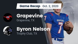 Recap: Grapevine  vs. Byron Nelson  2020