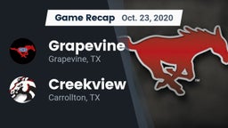 Recap: Grapevine  vs. Creekview  2020