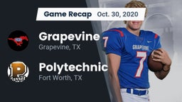 Recap: Grapevine  vs. Polytechnic  2020