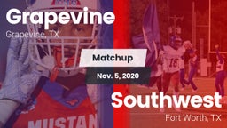 Matchup: Grapevine High vs. Southwest  2020