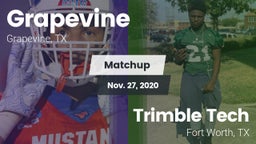 Matchup: Grapevine High vs. Trimble Tech  2020