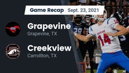 Recap: Grapevine  vs. Creekview  2021