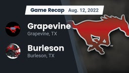 Recap: Grapevine  vs. Burleson  2022
