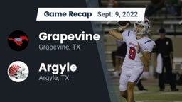 Recap: Grapevine  vs. Argyle  2022