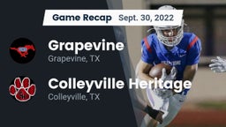 Recap: Grapevine  vs. Colleyville Heritage  2022