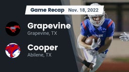 Recap: Grapevine  vs. Cooper  2022
