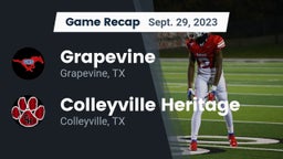 Recap: Grapevine  vs. Colleyville Heritage  2023