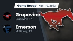 Recap: Grapevine  vs. Emerson  2023