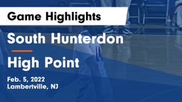 South Hunterdon  vs High Point  Game Highlights - Feb. 5, 2022