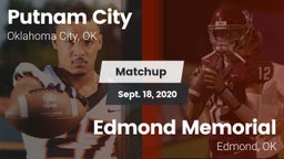 Matchup: Putnam City High vs. Edmond Memorial  2020