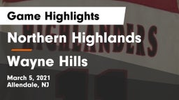 Northern Highlands  vs Wayne Hills  Game Highlights - March 5, 2021