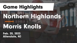 Northern Highlands  vs Morris Knolls  Game Highlights - Feb. 20, 2023