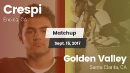Matchup: Crespi  vs. Golden Valley  2017