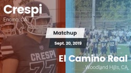 Matchup: Crespi  vs. El Camino Real  2019