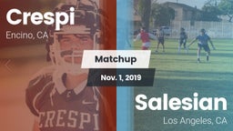 Matchup: Crespi  vs. Salesian  2019