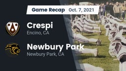 Recap: Crespi  vs. Newbury Park  2021