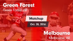 Matchup: Green Forest High vs. Melbourne  2016