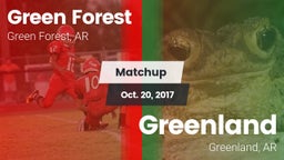 Matchup: Green Forest High vs. Greenland  2017