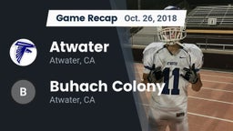 Recap: Atwater  vs. Buhach Colony  2018