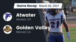 Recap: Atwater  vs. Golden Valley  2021