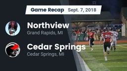 Recap: Northview  vs. Cedar Springs  2018
