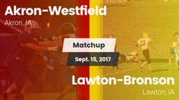 Matchup: Akron-Westfield vs. Lawton-Bronson  2017