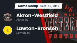 Recap: Akron-Westfield  vs. Lawton-Bronson  2017