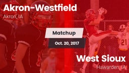 Matchup: Akron-Westfield vs. West Sioux  2017