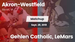 Matchup: Akron-Westfield vs. Gehlen Catholic, LeMars 2018